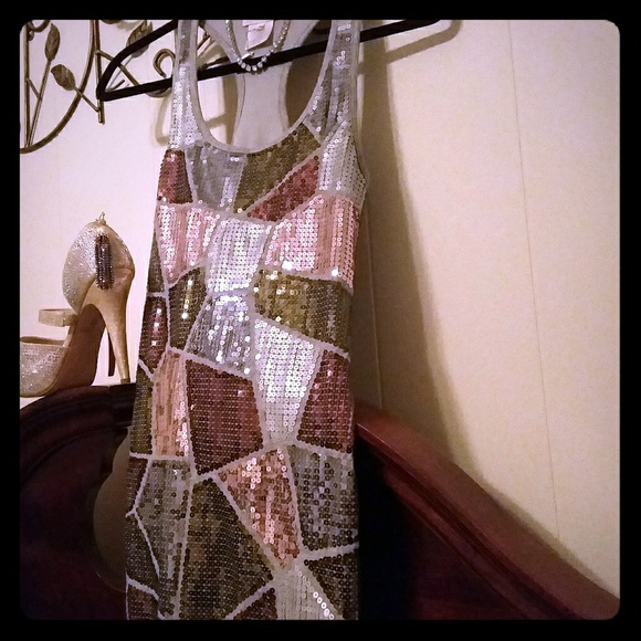 La Rok Dresses & Skirts - 🔱SUPER SEXY SEQUINED DECO DRESS! BRAND NEW!!🔱XS